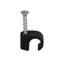 tillex® Screw Clip Round 14-18 Black PH2 x 40mm Box 100