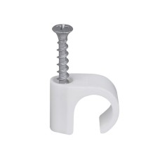 tillex® Screw Clip Round 18-22 White PH2 x 40mm Box 50