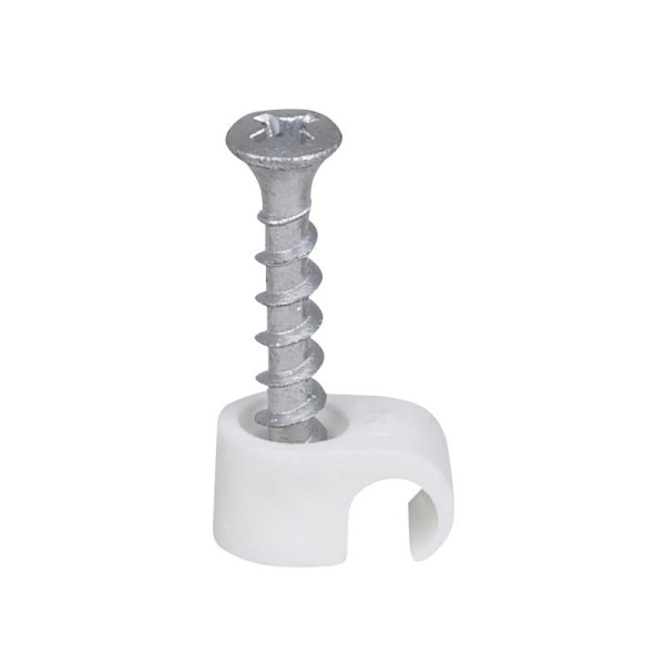 tillex® Screw Clip Round 7-10 White PH2 x 33mm Box 100 tillex® Screw Clip Round 7-10 White PH2 x 33mm Box 100