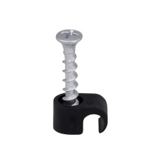 tillex® Screw Clip Round 7-10 Black PH2 x 33mm Box 100