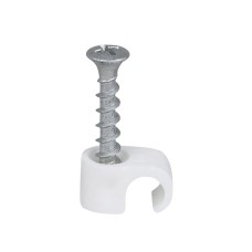 tillex® Screw Clip Round 8-12 White PH2 x 33mm Box 100