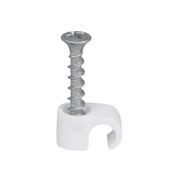 tillex® Screw Clip Round 8-12 White PH2 x 33mm Box 100 tillex® Screw Clip Round 8-12 White PH2 x 33mm Box 100