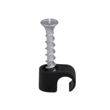 tillex® Screw Clip Round 8-12 Black PH2 x 33mm Box 100