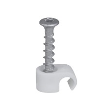 tillex® Screw Clip Round 7-10 White TX20 x 33mm Box 100
