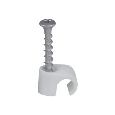 tillex® Screw Clip Round 10-14 White TX20 x 33mm Box 100