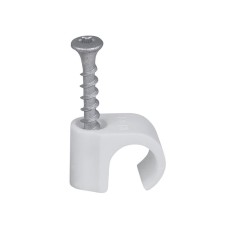 tillex® Screw Clip Round 14-18 White TX20 x 40mm Box 100