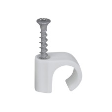 tillex® Screw Clip Round 18-22 White TX20 x 40mm Box 50