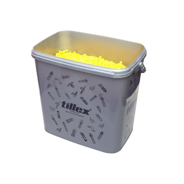 tillex® Yellow Collar Plug 5.5 x 25mm Tub 7000 tillex® Yellow Collar Plug 5.5 x 25mm Tub 7000