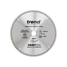 Trend CSB/AP30584 Craft Pro Saw Blade for Aluminium & Plastic 305 x 30mm x 84T