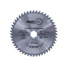Trend CSB/CC21548 CraftPro Mitre Saw Blade 215 x 30mm x 48T