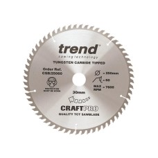 Trend CSB/25060 CraftPro Saw Blade 250 x 30mm x 60T