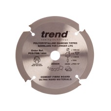 Trend PCD/FSB/1654 Fibreboard Saw Blade 165 x 20mm x 4T