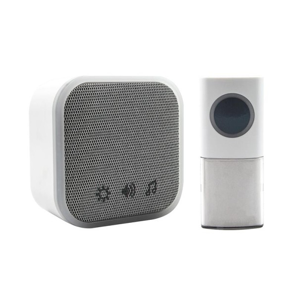 Uni-Com Portable Door Chime, White Uni-Com Portable Door Chime, White