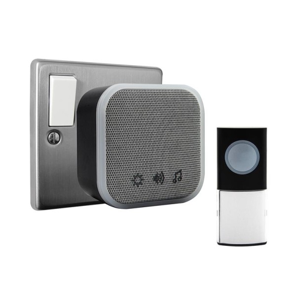 Uni-Com Plug-in Door Chime, Black Uni-Com Plug-in Door Chime, Black