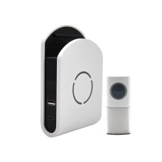 Uni-Com Plug-in Door Chime with USB Charger