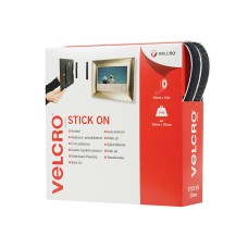 VELCRO® Brand VELCRO® Brand Stick On Tape 20mm x 10m Black VELCRO® Brand VELCRO® Brand Stick On Tape 20mm x 10m Black