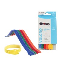 VELCRO® Brand VELCRO® Brand ONE-WRAP® Reusable Ties (5) 12mm x 20cm Multi-Colour VELCRO® Brand VELCRO® Brand ONE-WRAP® Reusable Ties (5) 12mm x 20cm Multi-Colour