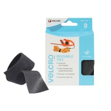 VELCRO® Brand VELCRO® Brand ONE-WRAP® Reusable Ties 30mm x 5m Black VELCRO® Brand VELCRO® Brand ONE-WRAP® Reusable Ties 30mm x 5m Black