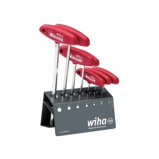 Wiha L-key with T-handle Set, 8 Piece