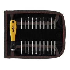 Wiha SYSTEM 4 SoftFinish® ESD Interchangeable Screwdriver Set, 12 Piece