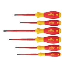 Wiha SoftFinish® electric slimFix SL/PZ Screwdriver Set, 6 Piece