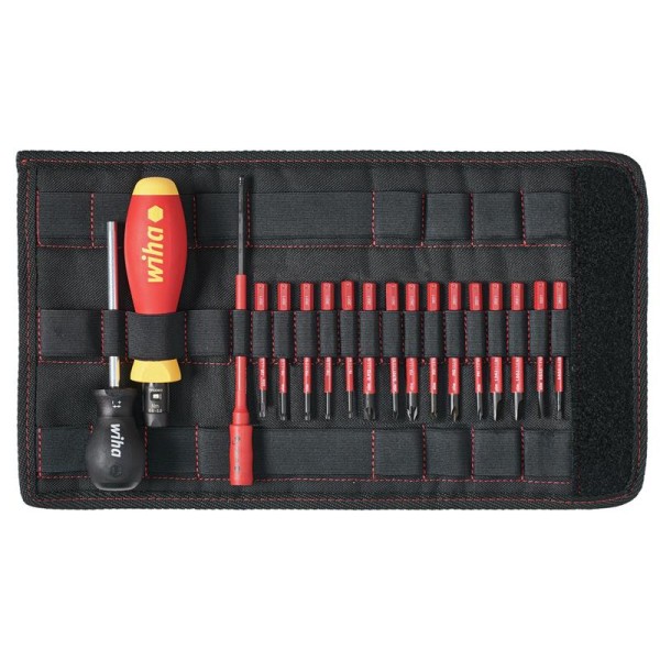 Wiha TorqueVario®-S electric Screwdriver Set, 19 Piece Wiha TorqueVario®-S electric Screwdriver Set, 19 Piece