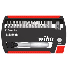 Wiha XLSelector Ratchet Bit Set, 17 Piece