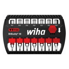 Wiha BitBuddy® Pozidriv TY Bit Set, 7 Piece