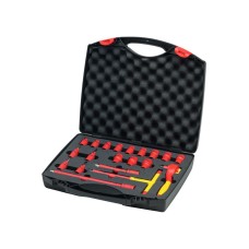 Wiha Insulated 3/8in Ratchet Wrench Set, 21 Piece (inc. Case)