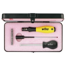 Wiha TorqueVario®-S ESD Screwdriver Set, 14 Piece (inc. Case)