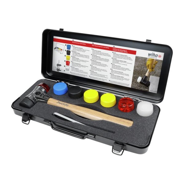 Wiha Assorted Hammer Face Set, 9 Piece Wiha Assorted Hammer Face Set, 9 Piece