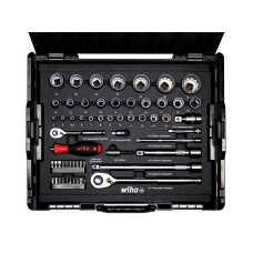 Wiha 1/4in & 1/2in Nut Driver & Bit Set, 60 Piece (inc. Case)