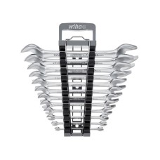 Wiha Double Open-End Spanner Set, 12 Piece