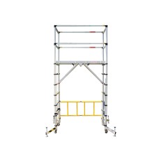 Zarges TT002 Teletower Aluminium Telescopic Scaffold Tower with Toeboards