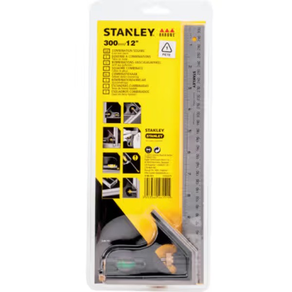 Stanley 1912 PRO Combination Square 300mm (12in) Stanley 1912 PRO Combination Square 300mm (12in)