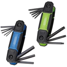 Draper TX-STAR® and Metric Folding Hex Key Set (16 Piece) (31269)