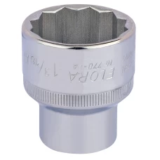 Draper 1.3/16" 1/2" Square Drive Elora Bi-Hexagon Socket