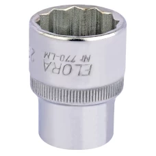 Draper 23mm 1/2" Square Drive Elora Bi-Hexagon Socket