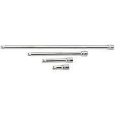 Draper EXPERT 1/2" Square Drive Satin Chrome Wobble Extension Bar Set (4 Piece)