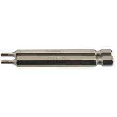 Draper 2.5mm 1/4" Hex Hexagonal Insert Bit 75mm Long X 2