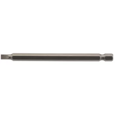 Draper 4.5mm 1/4&quot; Hex Plain Slot Insert Bit 100mm Long X 1