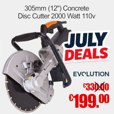 Evolution 305mm Concrete Disc Cutter 2000 Watt 110v