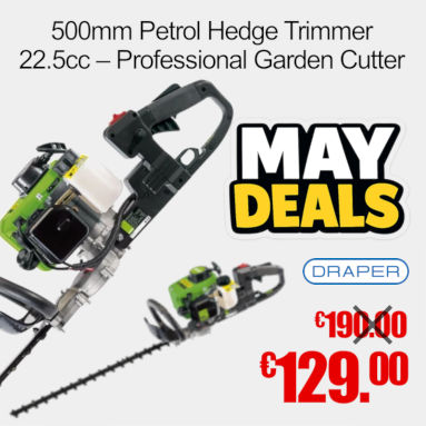 Draper 500mm Petrol Hedge Trimmer 22.5cc